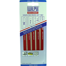 ΛΑΜΕΣ ΣΙΔΗΡΟΥ ΣΕΓΑΣ HSS 5ΤΕΜ 132mm WILPU MG31 16-025700005