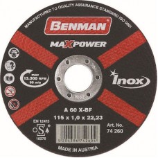 ΔΙΣΚΟΣ ΚΟΠΗΣ INOX-CD MAXPOWER BENMAN 74260