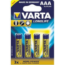 ΜΠΑΤΑΡΙΕΣ ΑΛΚΑΛΙΚΕΣ VARTA LONGLIFE MINION AAA 4TMX 33385