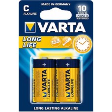 ΜΠΑΤΑΡΙΕΣ ΑΛΚΑΛΙΚΕΣ VARTA LONGLIFE ΜΕΣΑΙΑ C 2TMX 33387
