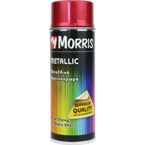 MORRIS ΣΠΡΕΙ ΒΑΦΗΣ ΜΕΤΑΛΛΙKO ΒΕΡΝΙΚΟΧΡΩΜΑ 400ML 28541